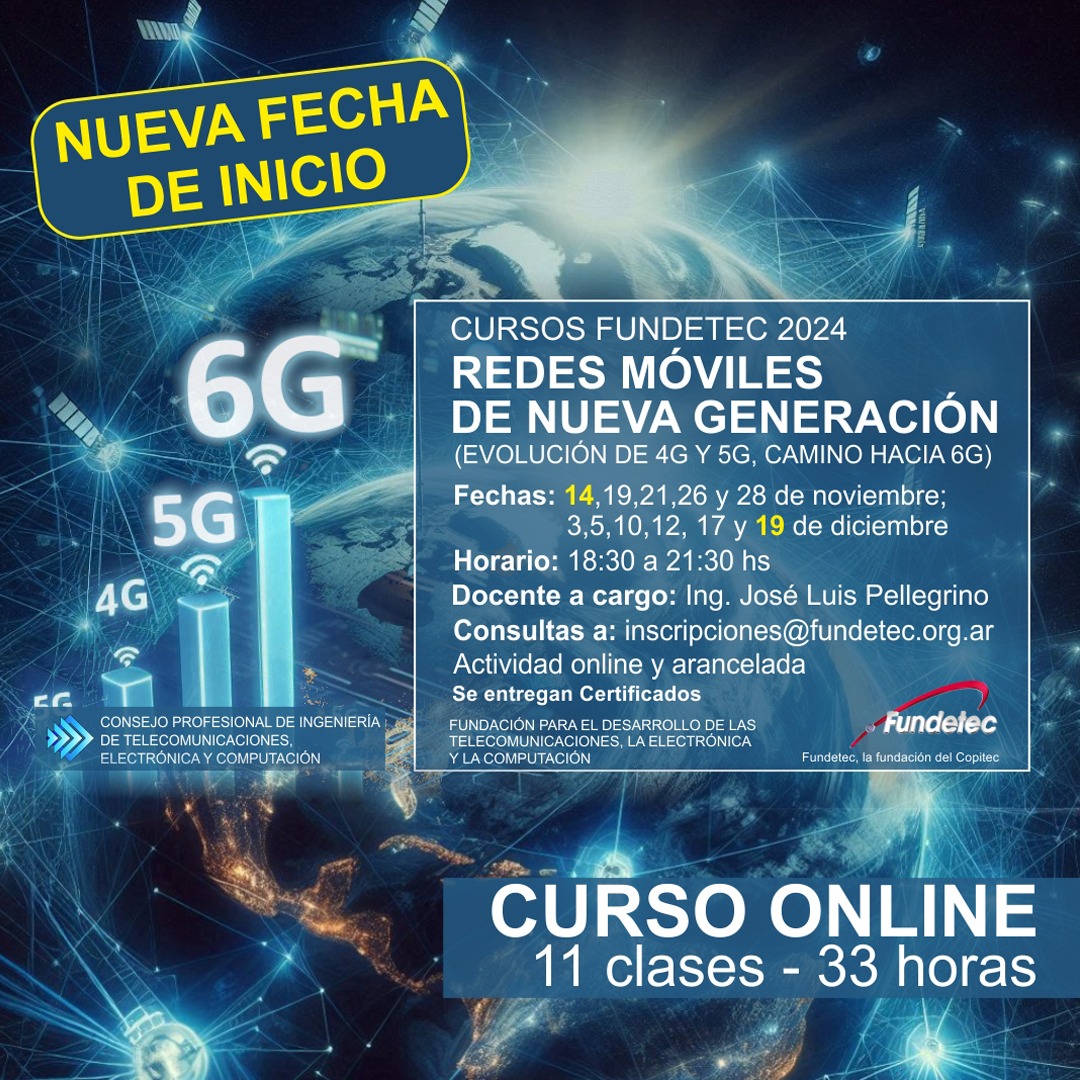 CURSO: REDES MÓVILES DE NUEVA GENERACIÓN